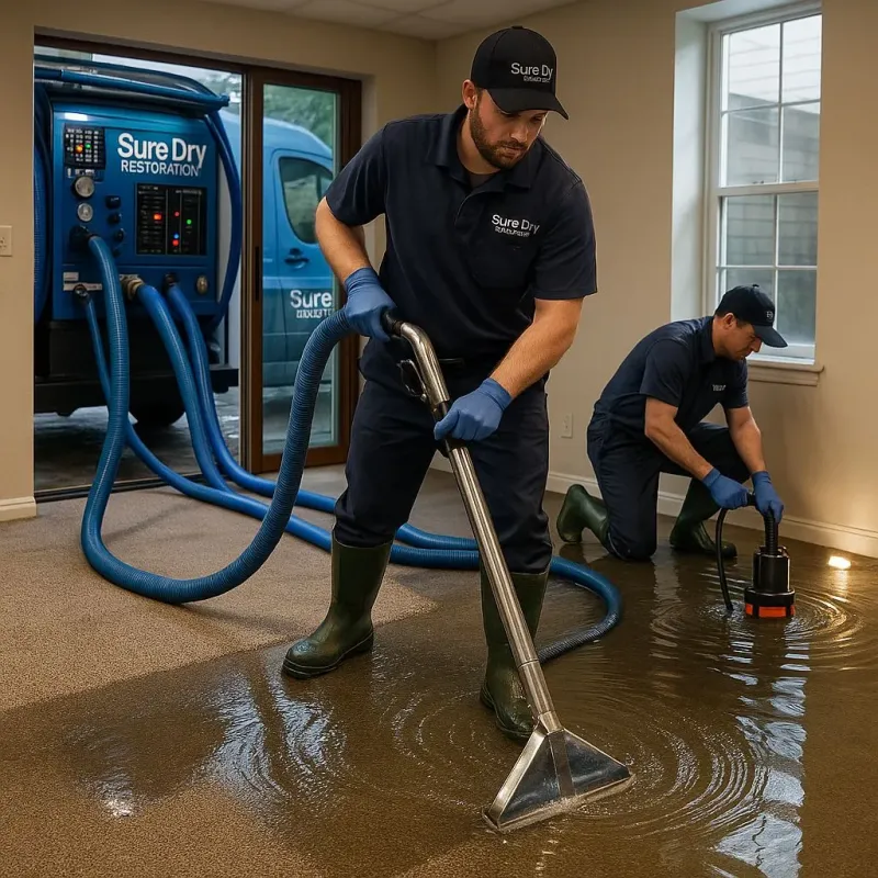 Water Extraction and Removal process in East Newark, NJ